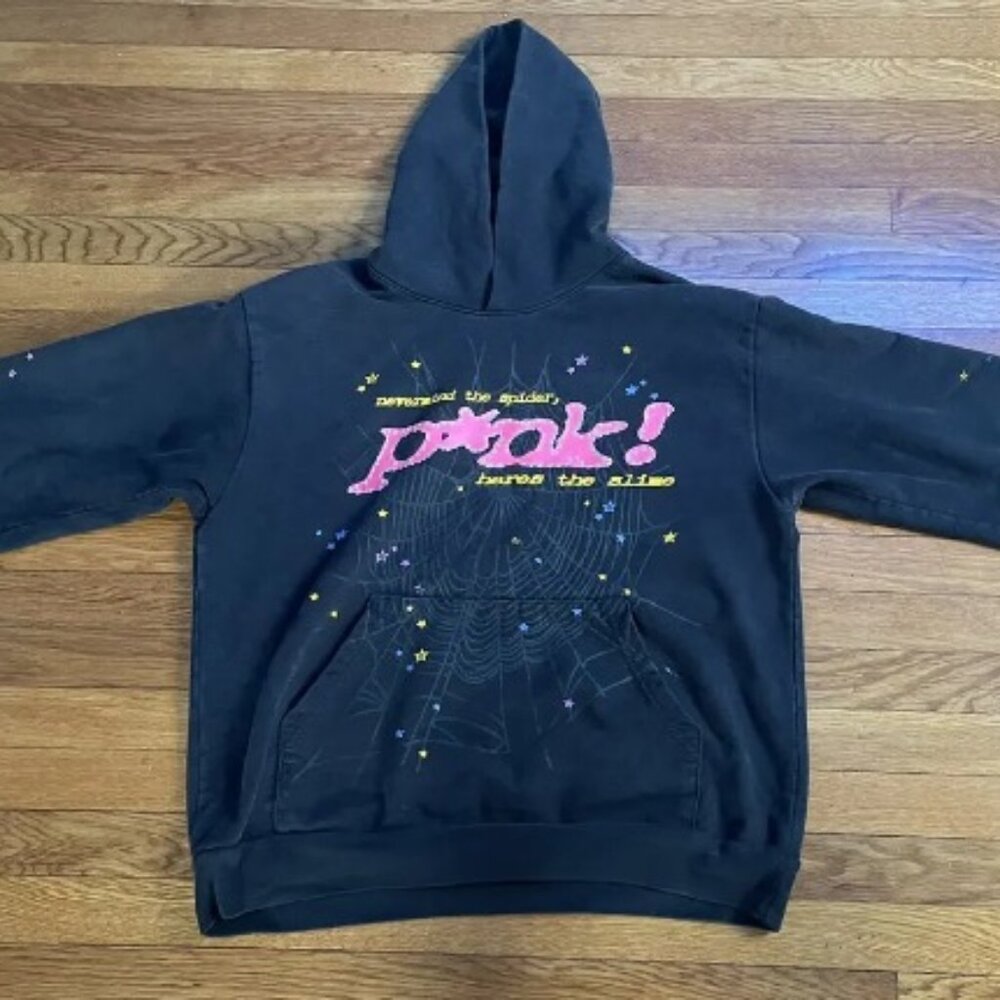 Sp5der Hoodie P*NK authentic